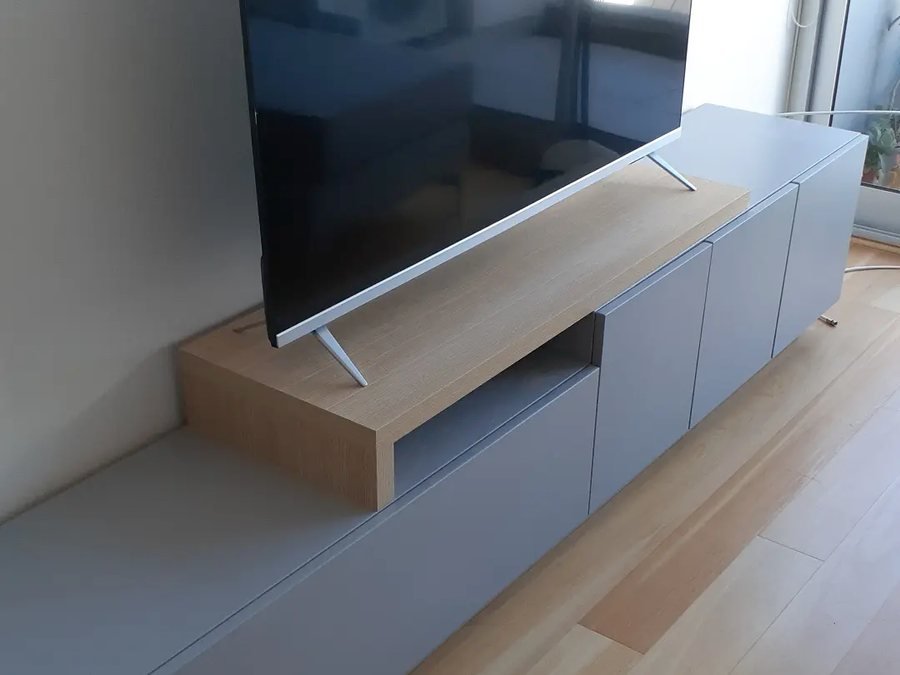 Mueble de living a medida para cliente particular
